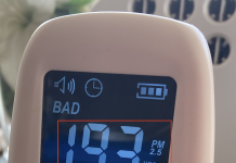 晴れていても、朝もやのような東京の上空にいったい何が